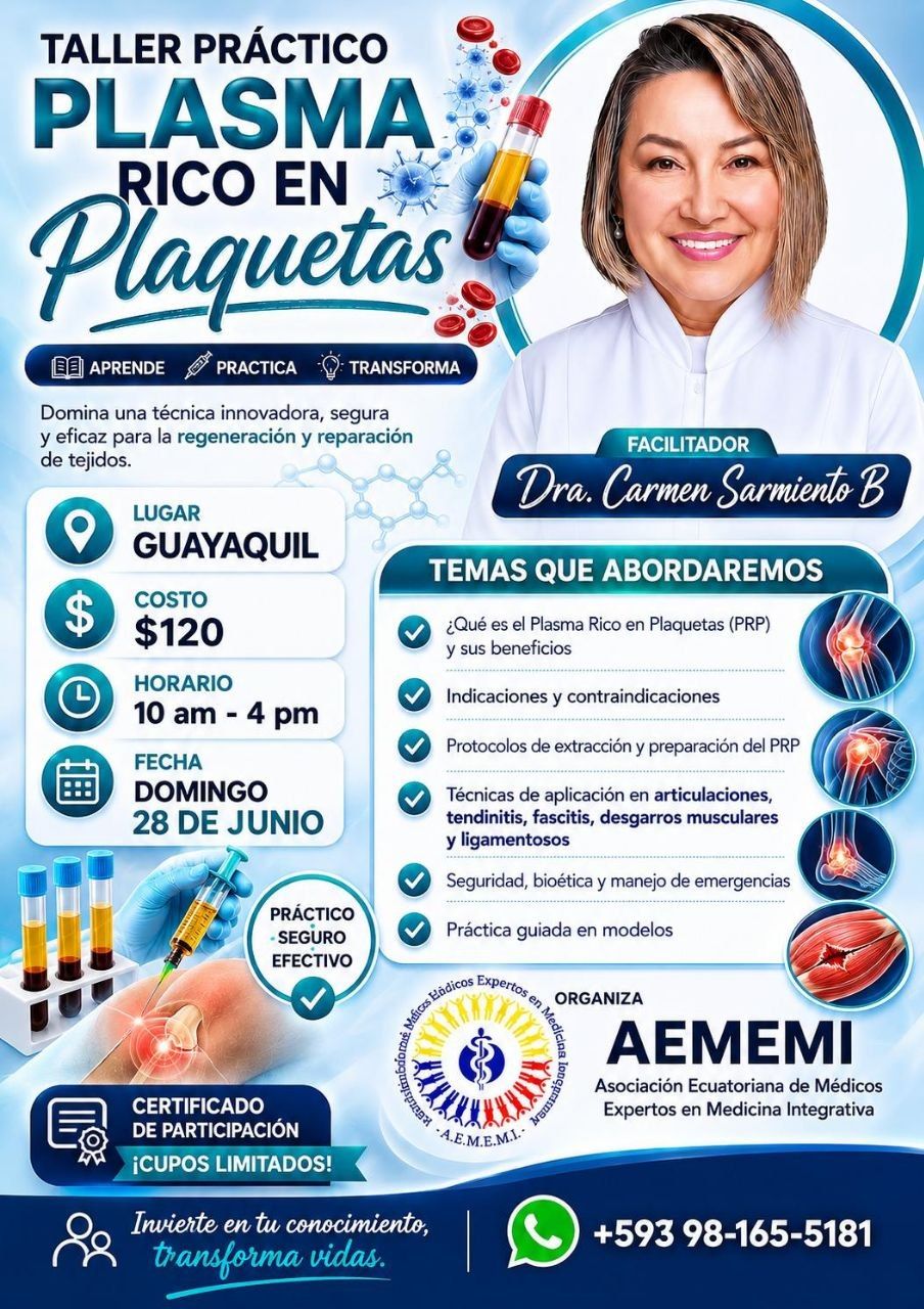 plasma rico en plaquetas